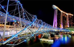Helix Bridge, Singapore